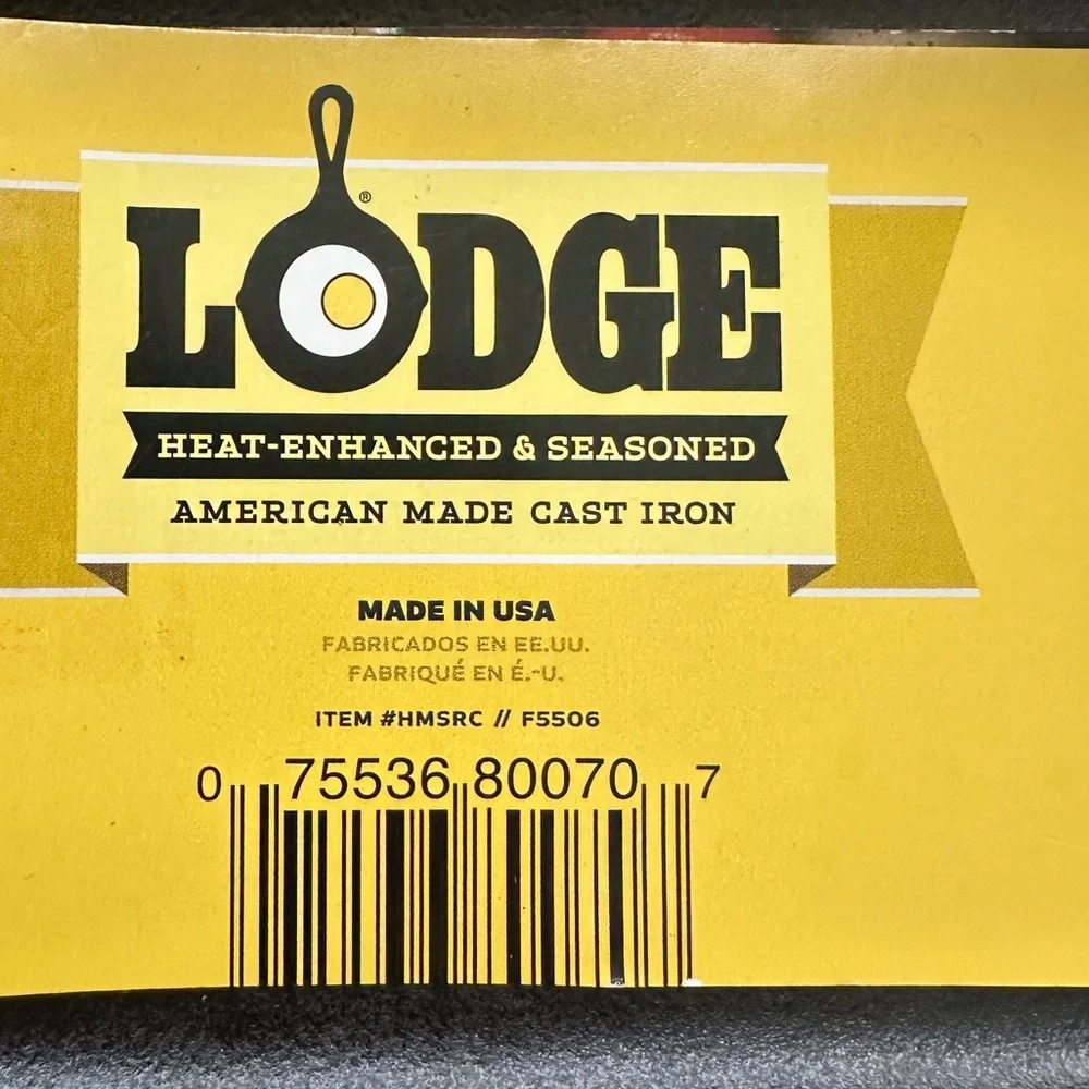 NWT Lodge Heat-Treated 10 Ounce Rectangular Cast Iron Mini Server